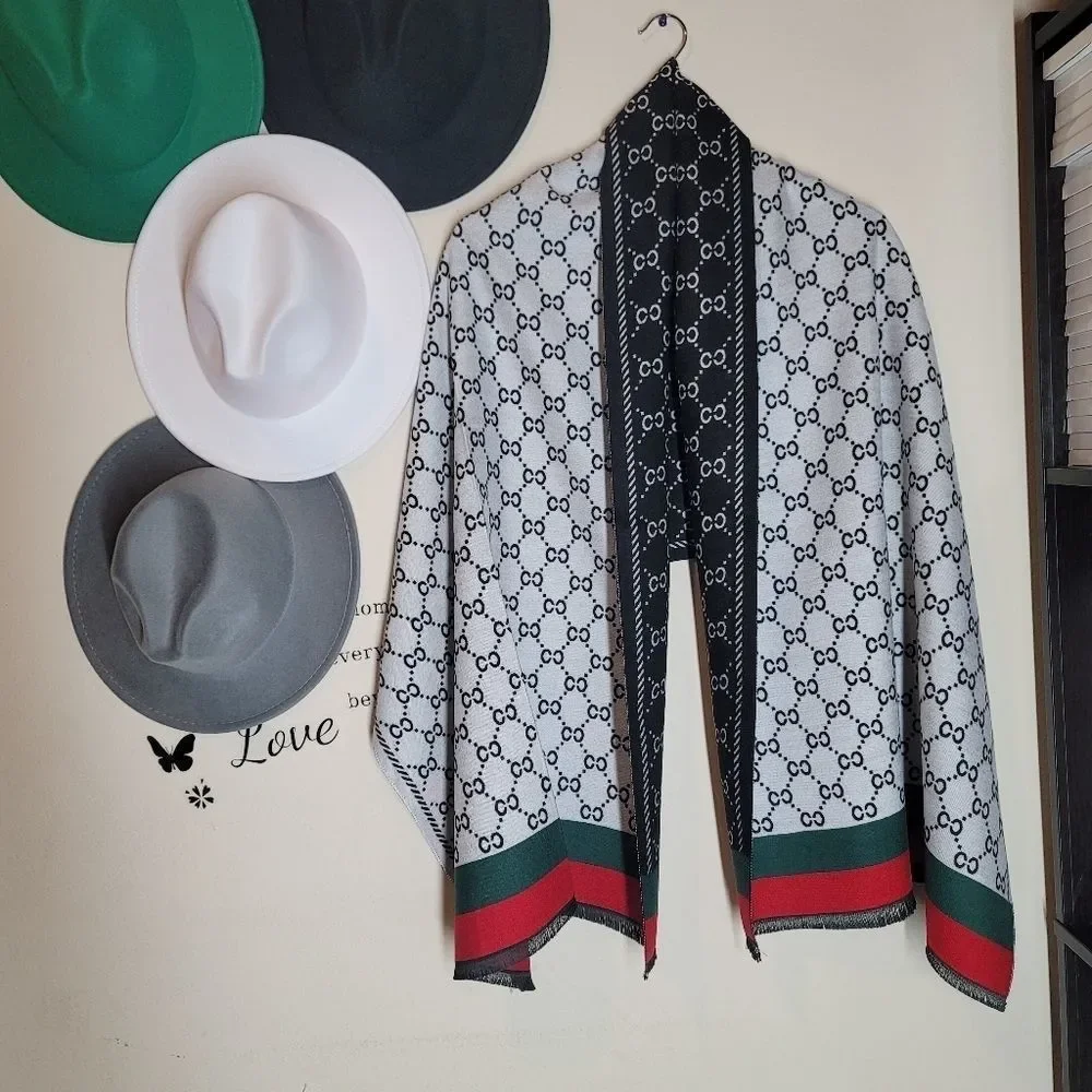 Reversible large Soft Cozy Cashmere/Pashmina - Picture 2 of 2